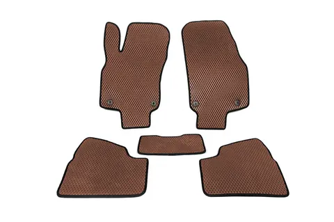 Килимки EVA (Коричневий) для Opel Astra H 2004-2013 рр — Opel Astra H 2004-2013 гг. DianaParts