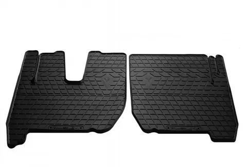 Гумові килимки AD/AT (2 шт, Stingray Premium) для Iveco Trakker 2013- рр — Iveco Trakker 2013- гг. DianaParts