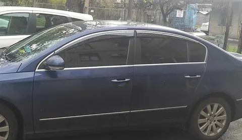 Вітровики з хромованим молдингом SD (4шт, EU, Sunplex Chrome) для Volkswagen Passat B7 2012-2015 рр — Volkswagen Passat B7 2012-2015 гг. DianaParts