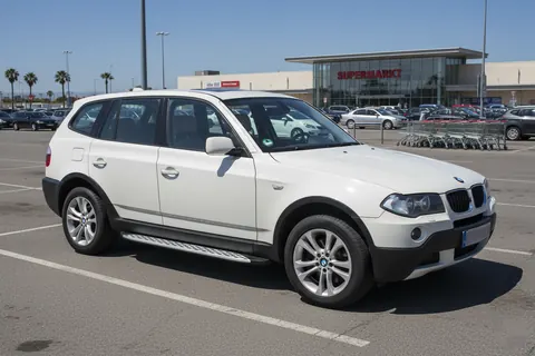 Бокові пороги Shining V1 (2 шт., Алюміній) для BMW X3 E83 2003-2010 рр — BMW X3 E83 2003-2010 гг. DianaParts