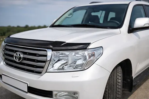 Дефлектор капота 2007-2015 (EuroCap) для Toyota Land Cruiser 200 рр — Toyota Land Cruiser 200 2007-2021 гг. DianaParts