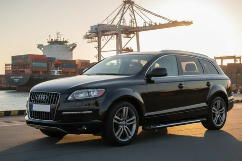Бокові пороги Sunrise (2 шт., Алюміній) для Ауди Q7 2005-2015 рр — Audi Q7 2005-2015 гг. DianaParts