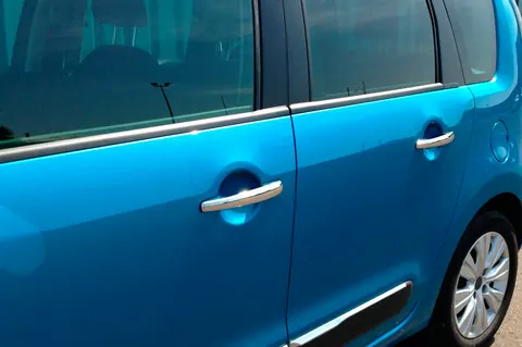 Накладки на ручки (4 шт., нерж.) Carmos - Турецька сталь для Citroen C-3 2009-2016 рр — Citroen C-3 2009–2016 гг. DianaParts