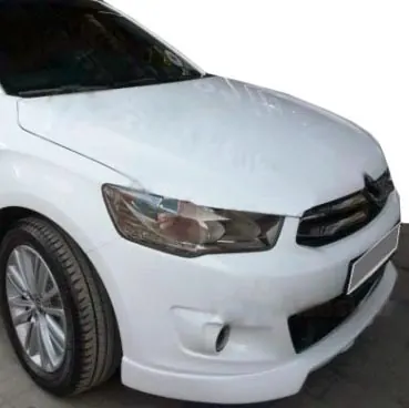Накладка на передній бампер (під фарбування) для Citroen C-Elysee 2013-2022 рр — Citroen C-Elysee 2013-2022 гг. DianaParts