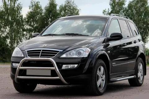 Кенгурятник WT022 (нерж) для SsangYong Kyron 2005-2014 рр — SsangYong Kyron 2005-2014 гг. DianaParts
