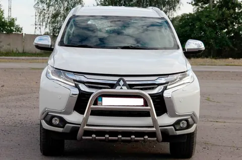 Кенгурятник WT008 (нерж) для Mitsubishi Pajero Sport 2015- рр — Mitsubishi Pajero Sport 2015- гг. DianaParts