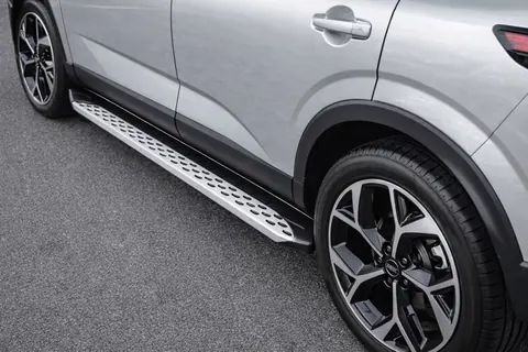 Бокові пороги Shining V1 (2 шт., Алюміній) для Nissan Qashqai 2021- рр — Nissan Qashqai 2021- гг. DianaParts