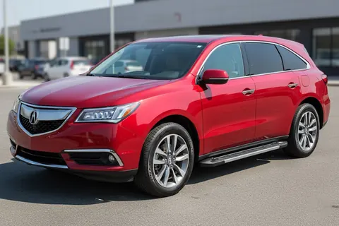 Бокові пороги RedLine V1 (2 шт., Алюміній) для Acura MDX 2013-2020 рр — Acura MDX 2013-2020 гг. DianaParts