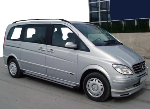 Накладка на бампер BRB V1 (під фарбування) 2010-2015 рік для Mercedes Vito W639 рр — Mercedes Vito W639 2004-2014 гг. DianaParts