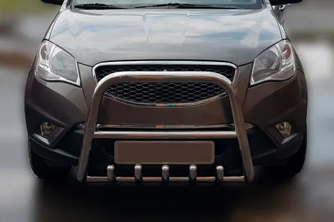 Кенгурятник F1-40 (нерж.) для SsangYong Korando 2010-2019 рр — SsangYong Korando 2010-2019 гг. DianaParts