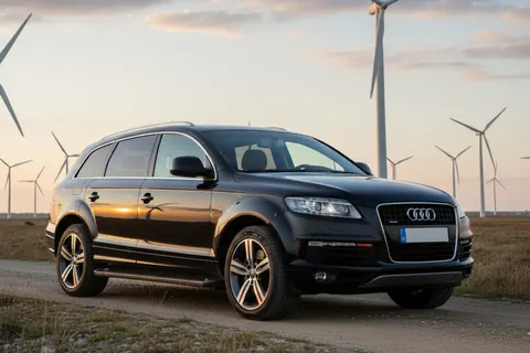 Бокові пороги Allmond Black (2 шт., Алюміній) для Ауди Q7 2005-2015 рр — Audi Q7 2005-2015 гг. DianaParts