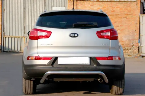Задня дуга AK007 (нерж.) для Kia Sportage 2010-2015 рр — Kia Sportage 2010-2015 гг. DianaParts