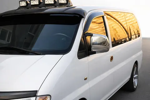 Накладки на дзеркала (2 шт, пласт.) для Hyundai H200, H1, Starex 1998-2007 рр — Hyundai H200, H1, Starex 1998-2007 гг. DianaParts