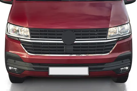 Посмішка під гратами 2019-2026 (1 шт, нерж) для Volkswagen T6 рр — Volkswagen T6 2015-2024 гг. DianaParts