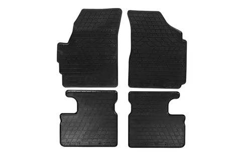 Гумові килимки (4 шт, Stingray Premium) для Chery QQ 2003-2022 рр — Chery QQ 2003-2022 гг. DianaParts