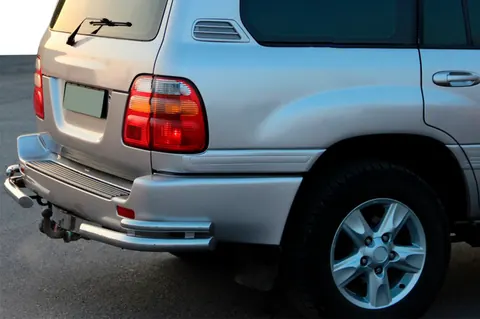 Задні куточки AK003-Double (2 шт., нерж) для Toyota Land Cruiser 100 1998-2007 рр — Toyota Land Cruiser 100 1998-2007 гг. DianaParts