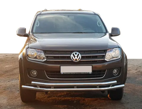 Передній захист ST018-2 (нерж) для Volkswagen Amarok 2010-2022 рр — Volkswagen Amarok 2010-2022 гг. DianaParts