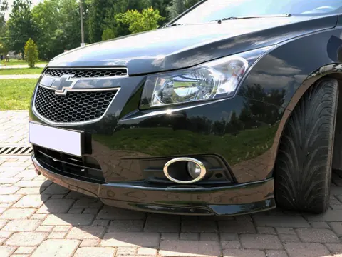 Накладка на передній бампер HB (Meliset, під фарбування) для Chevrolet Cruze 2009-2015 рр — Chevrolet Cruze 2009–2015 гг. DianaParts