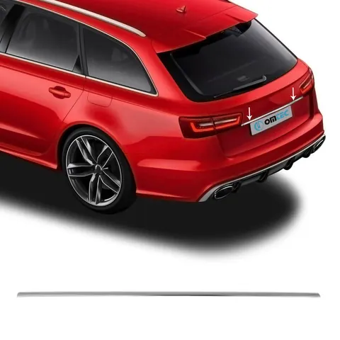 Задня планка (нерж) для Ауди A4 B7 2004-2008 рр — Audi A4 B7 2004-2008 гг. DianaParts
