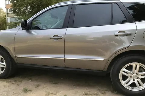 Молдинг дверний (4 шт, нерж.) для Hyundai Santa Fe 2 2006-2012 рр — Hyundai Santa Fe 2 2006-2012 гг. DianaParts