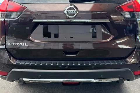 Накладка на задній бампер EuroCap (2017-2021 рр, ABS) для Nissan X-trail T32/Rogue рр — Nissan X-trail T32/Rogue 2014-2021 гг. DianaParts