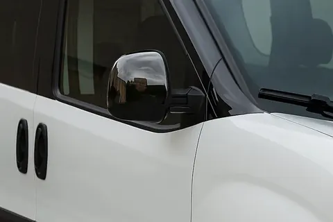 Накладки на дзеркала Чорний хром (2 шт., пласт) для Opel Combo 2012-2018 рр — Opel Combo 2012-2018 гг. DianaParts
