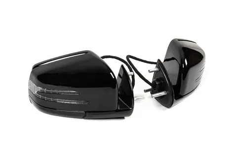 Рестайлінг дзеркала (2 шт, чорні) для Mercedes ML W164 2005-2011 рр — Mercedes ML W164 2005-2011 гг. DianaParts