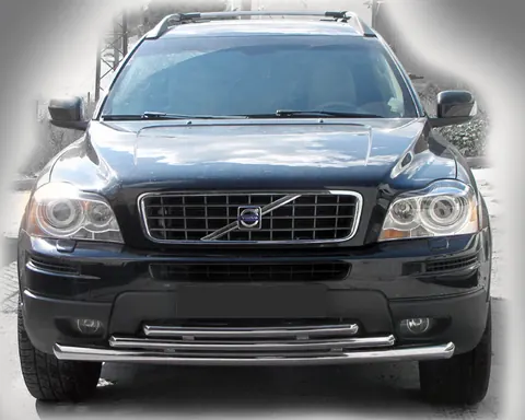 Передній захист ST014-2 (нерж) для Volvo XC90 2002-2014 рр — Volvo XC90 2002-2014 гг. DianaParts