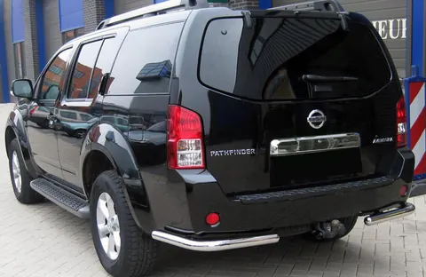 Задня дуга AK003 (нерж) для Nissan Pathfinder R51 2005-2014 рр — Nissan Pathfinder R51 2005-2014 гг. DianaParts