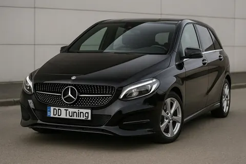 Передня решітка Diamond Black (2015-2018) для Mercedes B-class W246 рр — Mercedes B-class W246 2011-2018 гг. DianaParts
