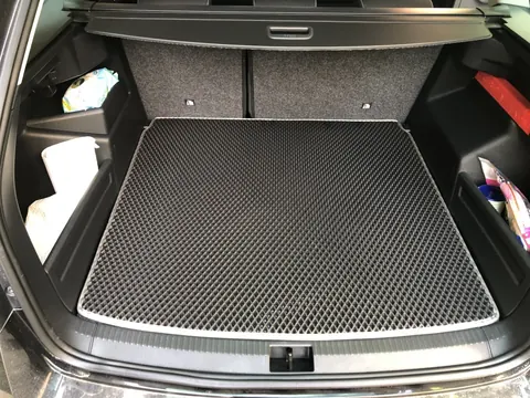Килимок багажника (HB, EVA, чорний) для Skoda Fabia 2014-2021 рр — Skoda Fabia 2014-2021 гг. DianaParts