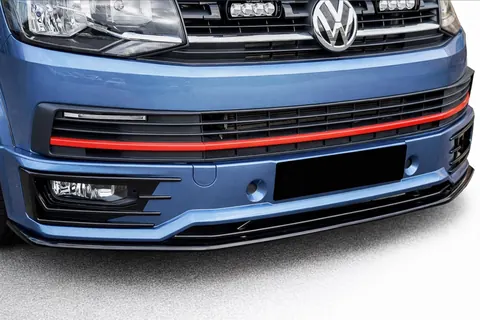 Передня лип накладка для SportLine 2015-2018 (ABS) для Volkswagen T6 рр — Volkswagen T6 2015-2024 гг. DianaParts