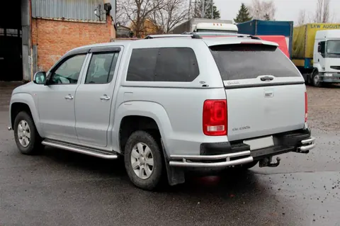 Задні куточки AK003-Double (2 шт., нерж) для Volkswagen Amarok 2010-2022 рр — Volkswagen Amarok 2010-2022 гг. DianaParts