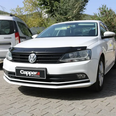 Дефлектор капота (EuroCap) для Volkswagen Jetta 2011-2018 рр — Volkswagen Jetta 2011-2018 гг. DianaParts