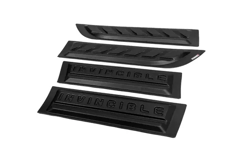 Молдинг двері EuroCap (4 шт, ABS) для Toyota Hilux 2015- рр — Toyota Hilux 2015- гг. DianaParts