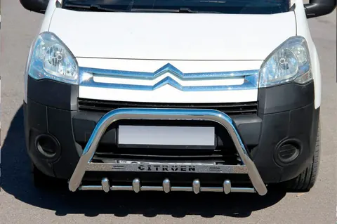 Кенгурятник WT004 (нерж.) 60 мм для Citroen Berlingo 2008-2018 рр — Citroen Berlingo 2008-2018 гг. DianaParts
