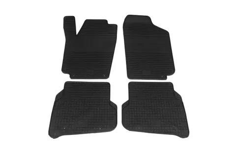 Гумові килимки (4 шт, Polytep) для Volkswagen Polo 2010-2017 рр — Volkswagen Polo 2010-2017 гг. DianaParts