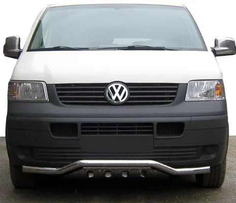 Передній захист хвиля-гриль ST007-1 (нерж) для Volkswagen T5 Caravelle 2004-2010 рр — Volkswagen T5 Caravelle 2004-2010 гг. DianaParts