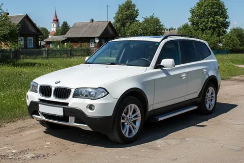 Бокові пороги Maya V2 (2 шт., Алюміній) для BMW X3 E83 2003-2010 рр — BMW X3 E83 2003-2010 гг. DianaParts