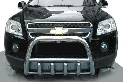 Передня дуга QT006 (нерж.) для Chevrolet Captiva 2006-2019 рр — Chevrolet Captiva 2006-2019 гг. DianaParts