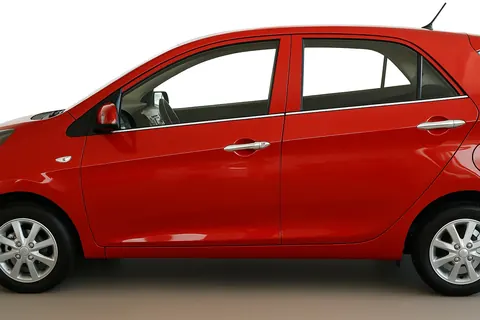 Окантовка вікон (4 шт, нерж) для Kia Picanto 2011-2016 рр — Kia Picanto 2011-2016 гг. DianaParts
