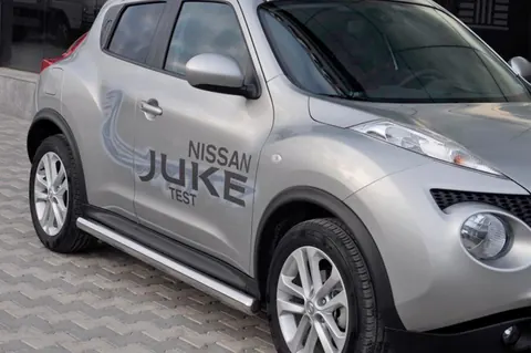 Бічні труби Ø60 (2 шт., нерж.) для Nissan Juke 2010-2019 рр — Nissan Juke 2010-2019 гг. DianaParts