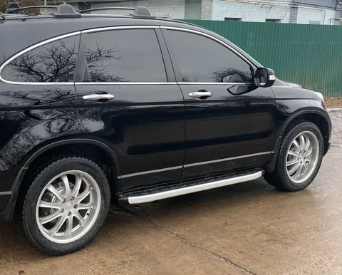 Бокові пороги Fullmond (2 шт., Алюм.) для Honda CRV 2007-2011 рр — Honda CRV 2007-2011 гг. DianaParts