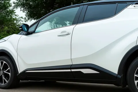 Молдинг дверної OmsaLine (4 шт., нерж.) для Toyota C-HR 2016-2023 рр — Toyota C-HR 2016-2023 гг. DianaParts