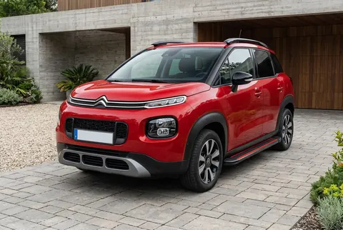 Бокові пороги Maya Red (2 шт., Алюміній) для Citroen C-3 Aircross 2017-2024 рр — Citroen C-3 Aircross 2017-2024 гг. DianaParts