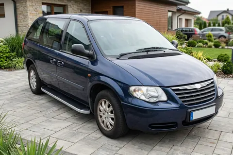 Бокові пороги Tayga Grey (2 шт., алюміній) для Chrysler Voyager 2001-2007 рр — Chrysler Voyager 2001-2007 гг. DianaParts