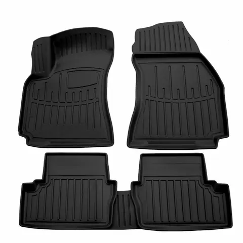 Килимки Stingray 3D (5 шт, поліуретан) для Opel Zafira A 1998-2005 рр — Opel Zafira A 1998-2005 гг. DianaParts