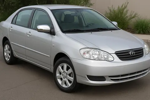 Накладки на дзеркала 2002-2005 (2 шт, пласт.) для Toyota Corolla рр — Toyota Corolla 2002-2007 гг. DianaParts