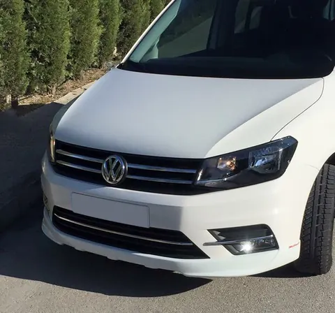 Накладка на передній бампер (під фарбування) для Volkswagen Caddy 2015-2020 рр — Volkswagen Caddy 2015-2020 гг. DianaParts