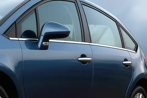 Зовнішня окантовка вікон (нерж.) Sedan, OmsaLine - Італійська нержавійка для Citroen C-4 2004-2010 рр — Citroen C-4 2004-2010 гг. DianaParts